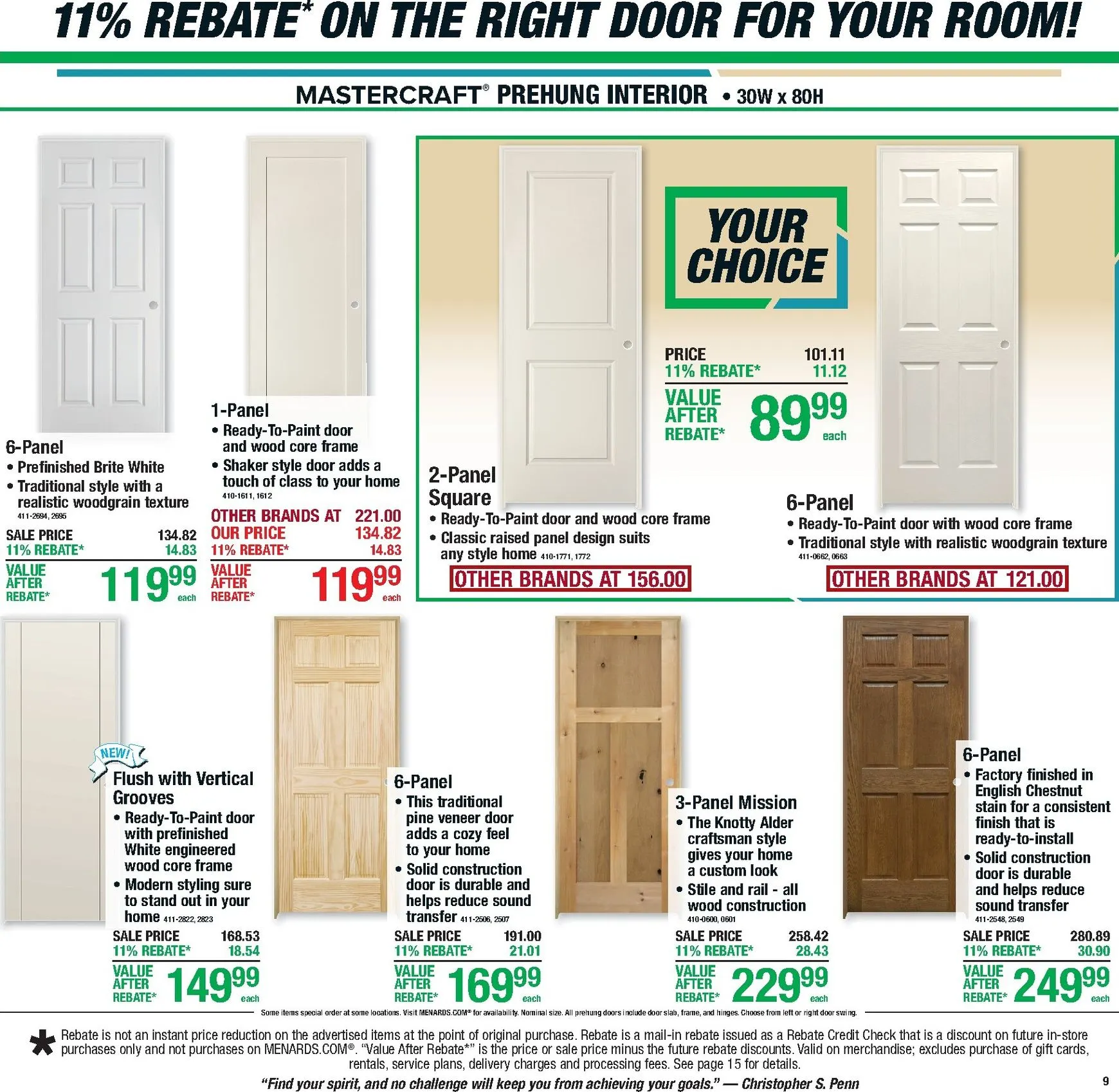 Weekly ad Current Menards - 11% Rebate* Sale leaflet valid from Thursday 10/01/2026 to Sunday 10/11/2026 from October 1 to October 11 2026 - Page 13