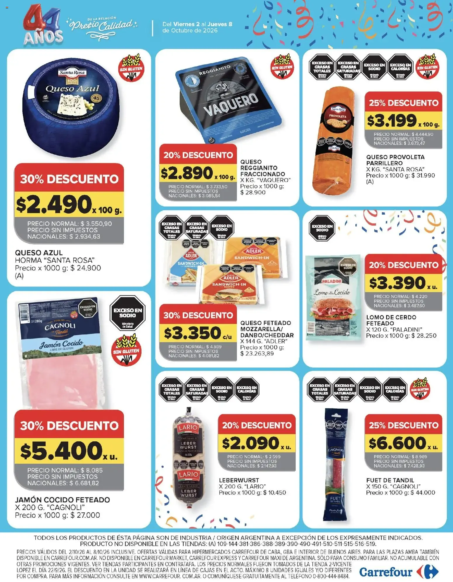 Ofertas de Carrefour - 1.ª semana de festejos y Súper Precios 2 de octubre al 8 de octubre 2026 - Página 13 del catálogo