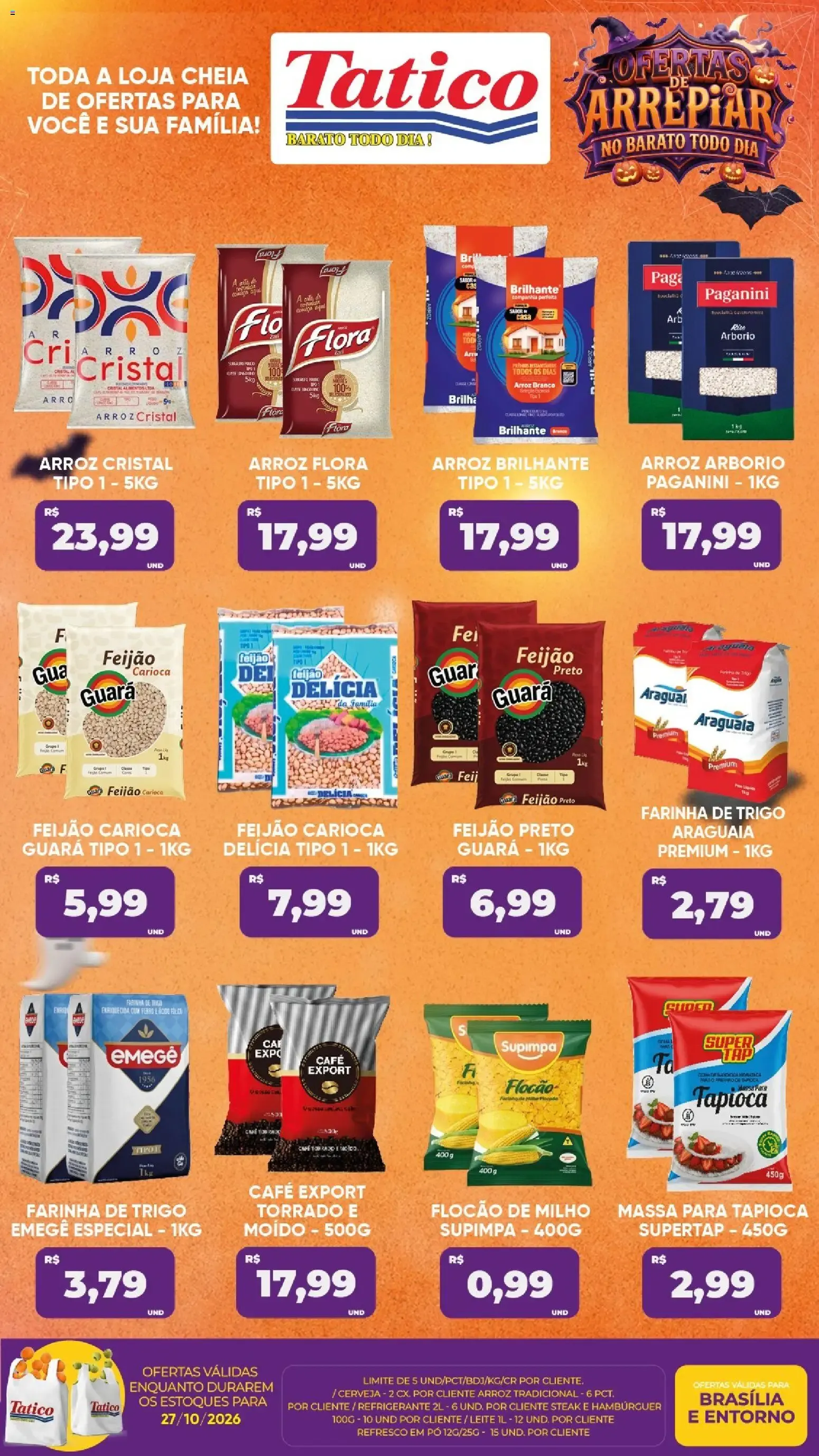 Encarte de Tatico ofertas do Dia de 27/10/2026 | Promoções Online 27 de outubro até 27 de outubro 2026 - Pagina 1