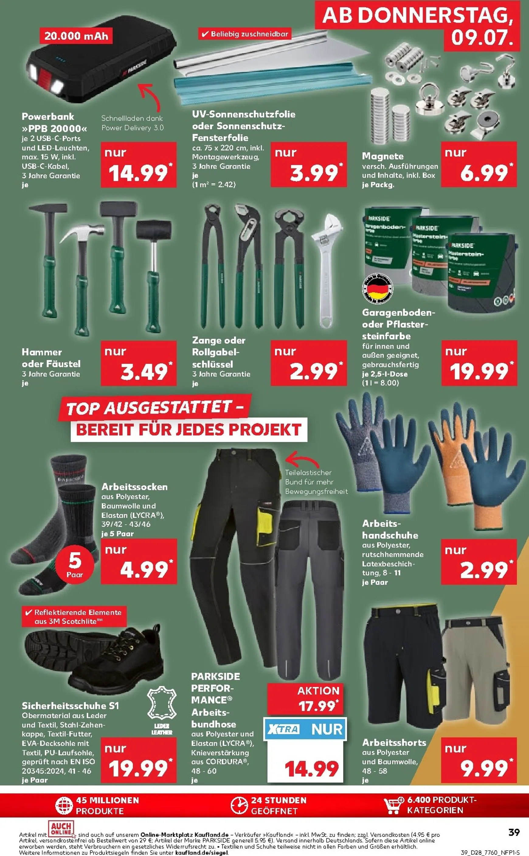 Kaufland Prospekt nächste Woche – von Donnerstag 09.07.2026 bis Mittwoch 15.07.2026 von 9. Juli bis 15. Juli 2026 - Prospekt seite 39
