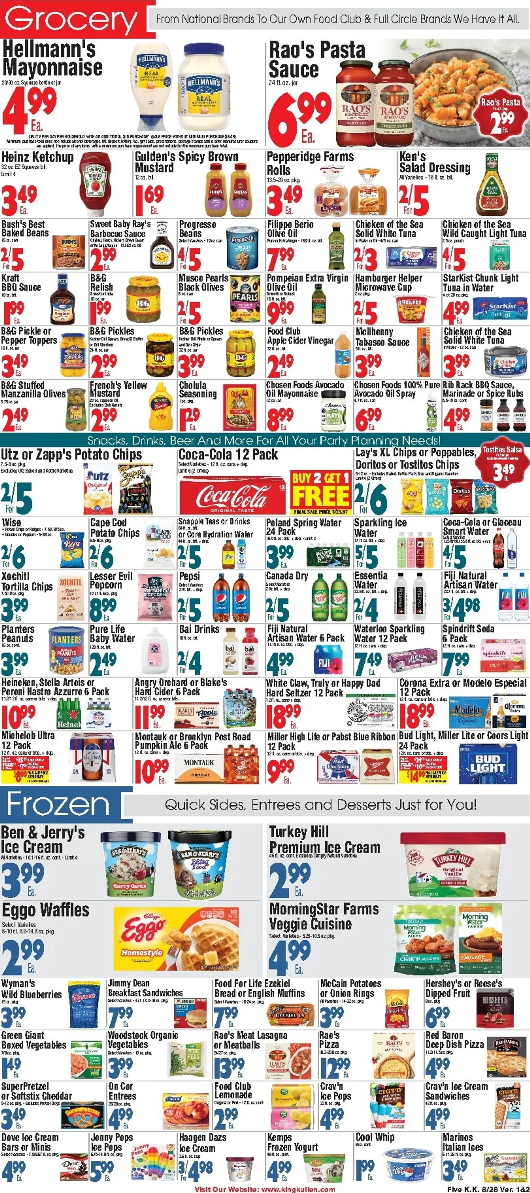 Weekly ad Current King Kullen leaflet valid from Friday 08/28/2026 to Thursday 09/03/2026 from August 28 to September 3 2026 - Page 5