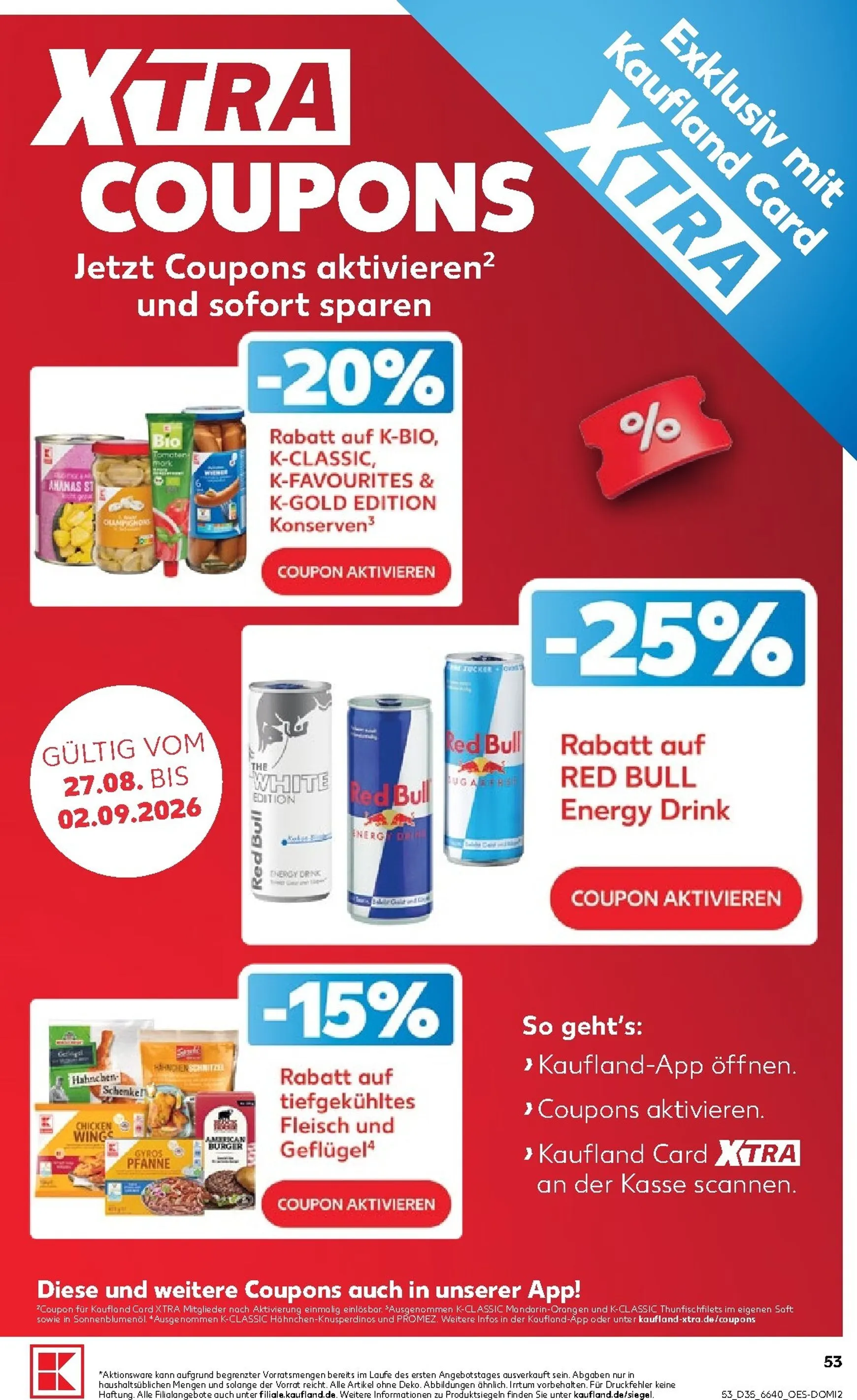 Kaufland Prospekt nächste Woche – von Donnerstag 27.08.2026 bis Mittwoch 02.09.2026 von 27. August bis 2. September 2026 - Prospekt seite 54