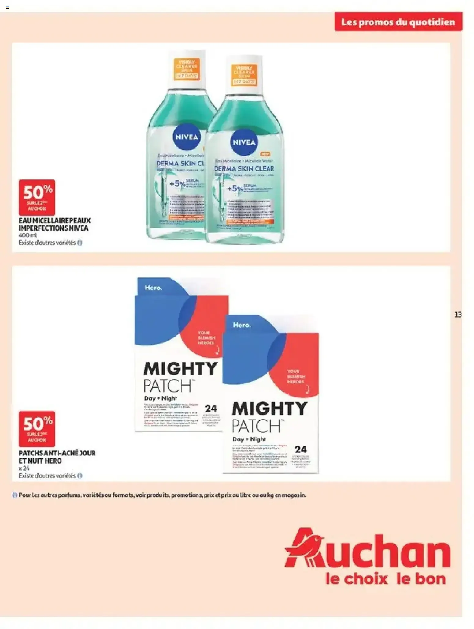 Auchan Les promos du moment à partir du 01/09/2026 - promo en ligne du 1 septembre au 13 septembre 2026 - Catalogue page 13