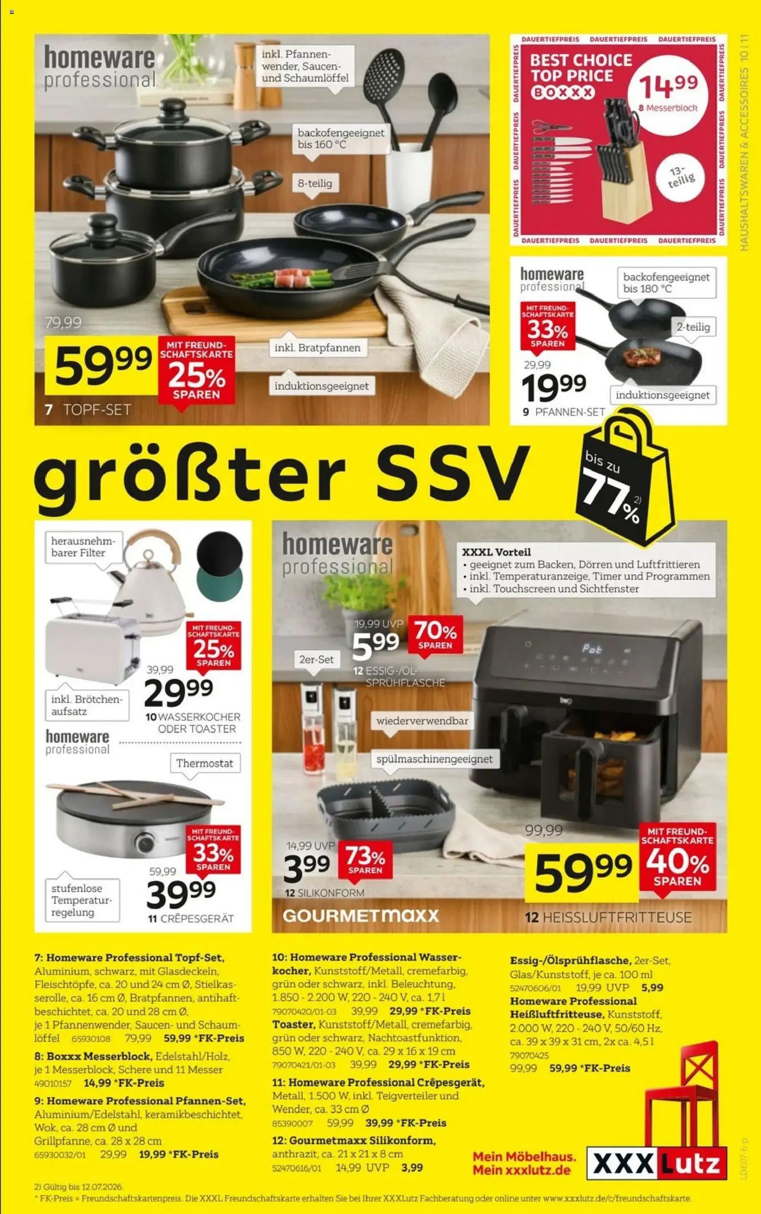 XXXLutz Deutschlands größter SSV von 27. Juni bis 12. Juli 2026 - Prospekt seite 11