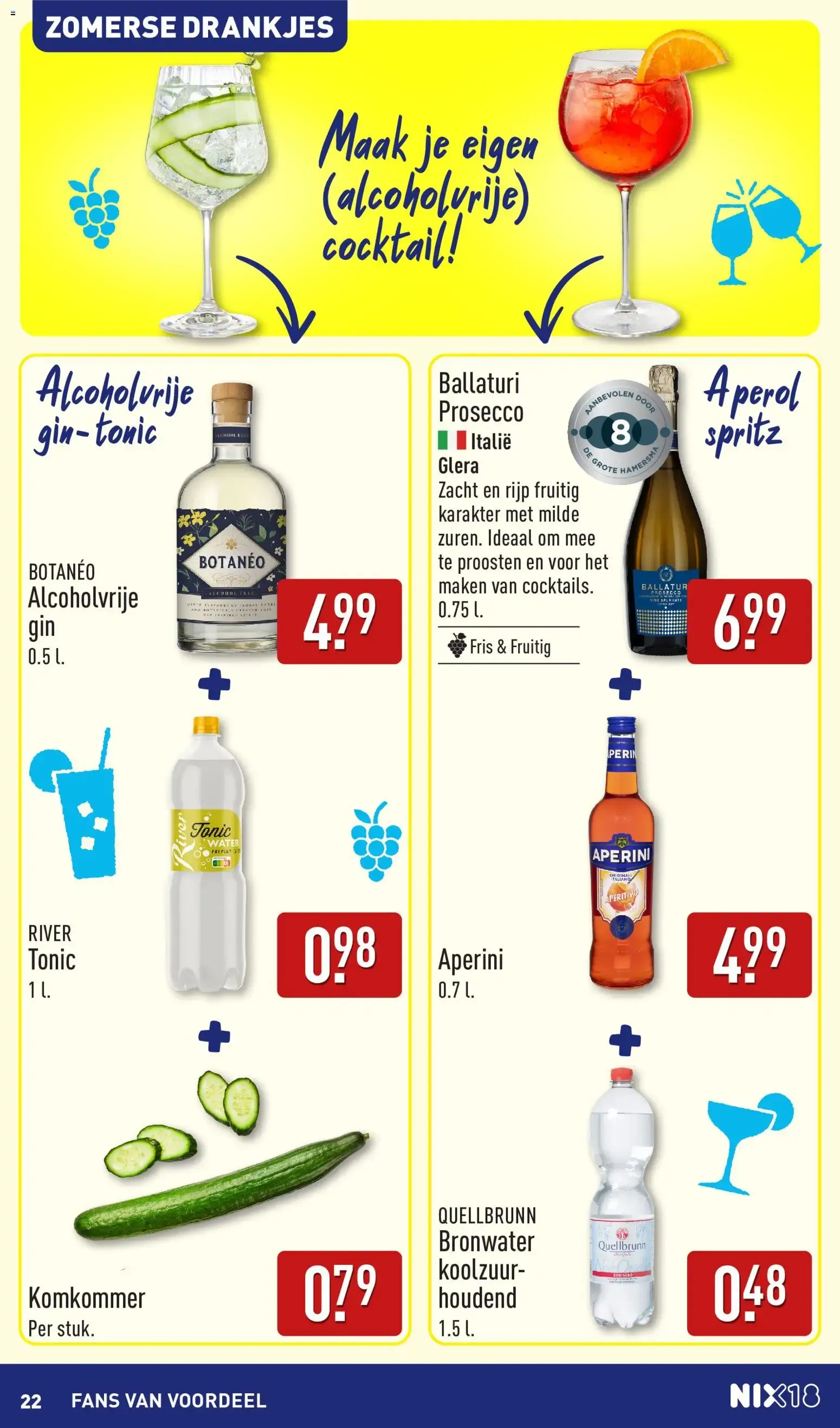 Aldi: Boordevol Zomerse Inspiratie voor de Borrel! van 6 juli tot 12 juli 2026 - Folder pagina 22