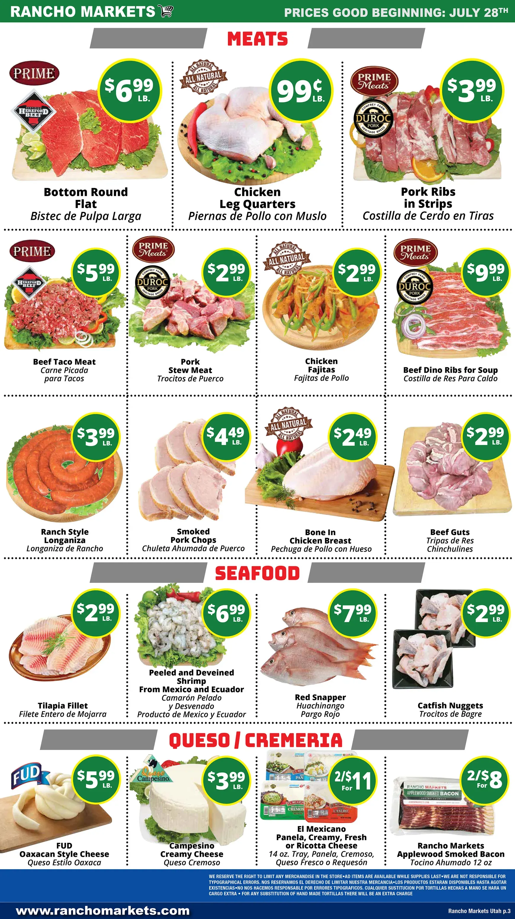 Weekly ad Rancho Markets: Weekly Specials from July 28 to August 3 2026 - Page 4