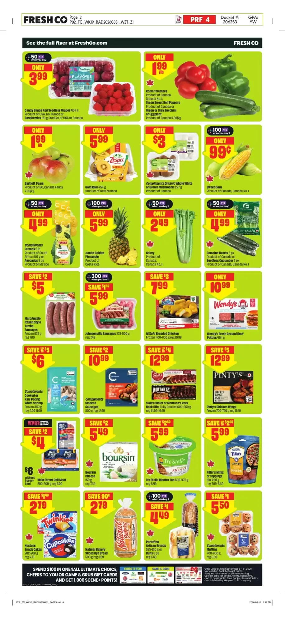 Fresh Co Long Weekend Deals from September 3 to September 9 2026 - flyer page 3