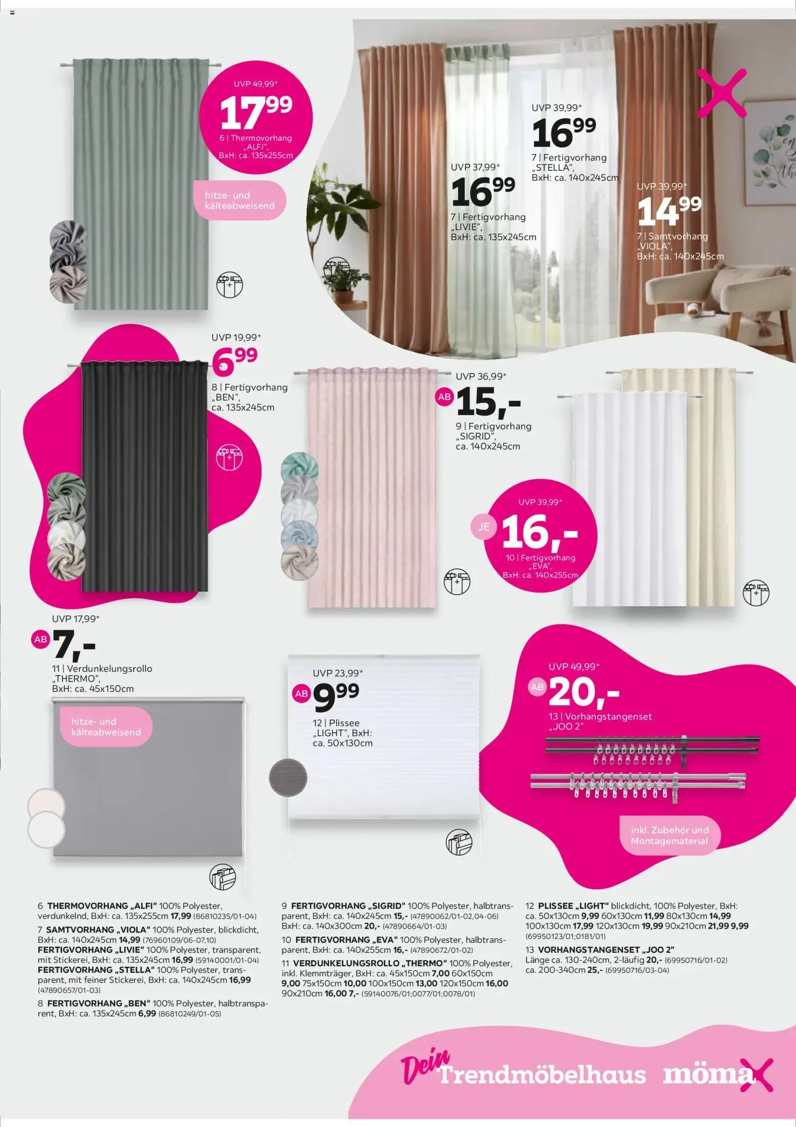 Mömax Prospekt: Pink Shopping Aktionen von 1. September bis 14. September 2026 - Flugblätt seite 7