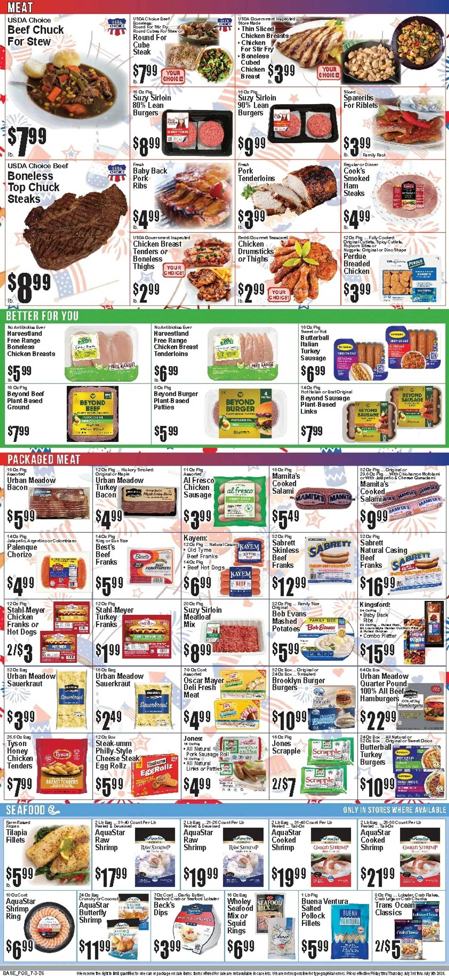 Weekly ad Current Food Universe leaflet valid from Friday 07/03/2026 to Thursday 07/09/2026 from July 3 to July 9 2026 - Page 9
