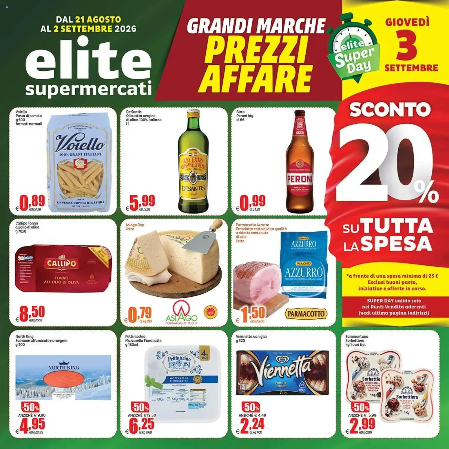 Nuovo Elite Supermercati volantino dal 21/08/2026 > offerte anteprima 🛍️ da 21 agosto a 2 settembre di 2026 - Pagina del volantino 1