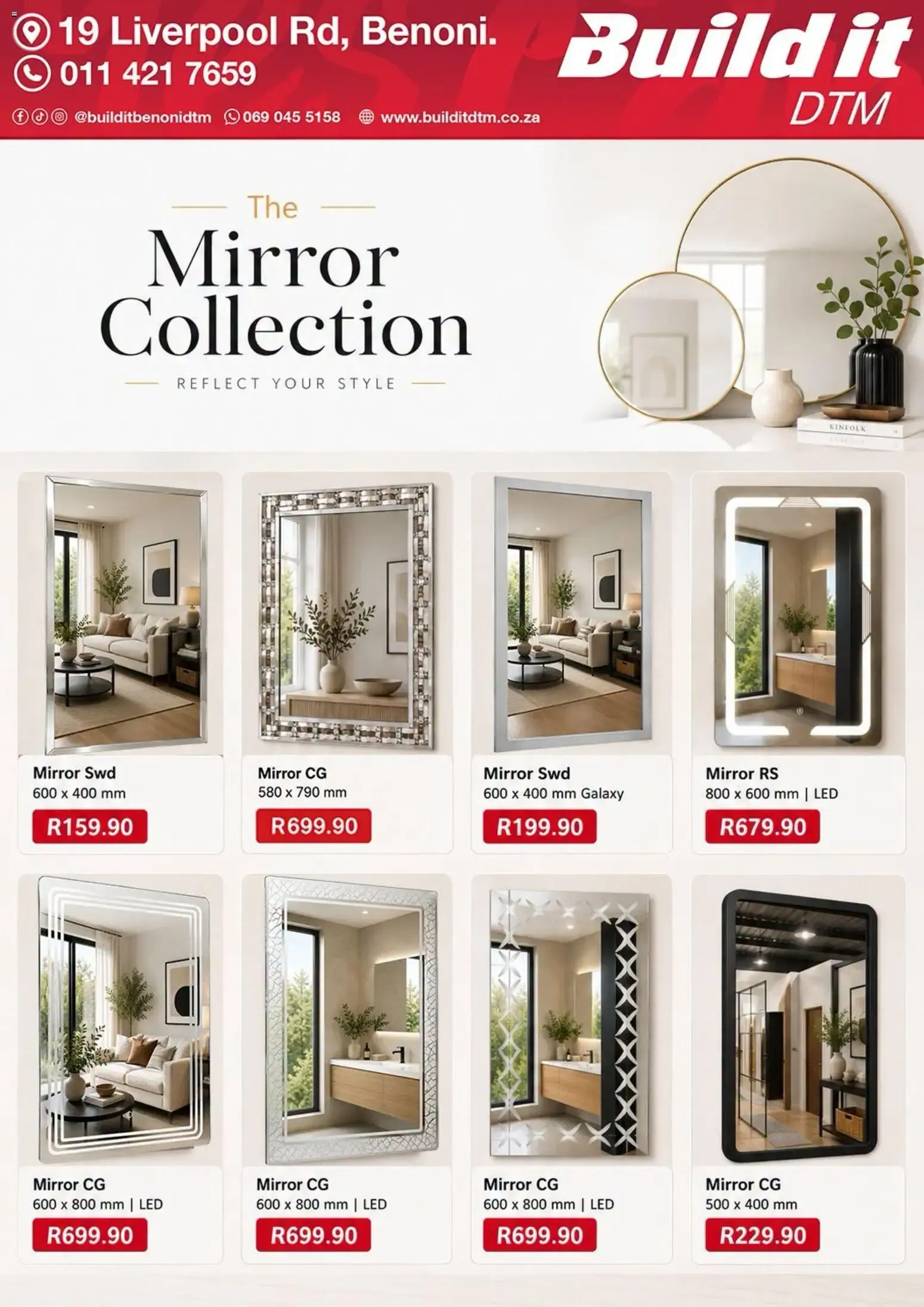 Build It Gauteng - Mirror Collection (02/07/2026 - 31/07/2026) Online from 2 July to 31 July 2026 - Catalogue Page 3