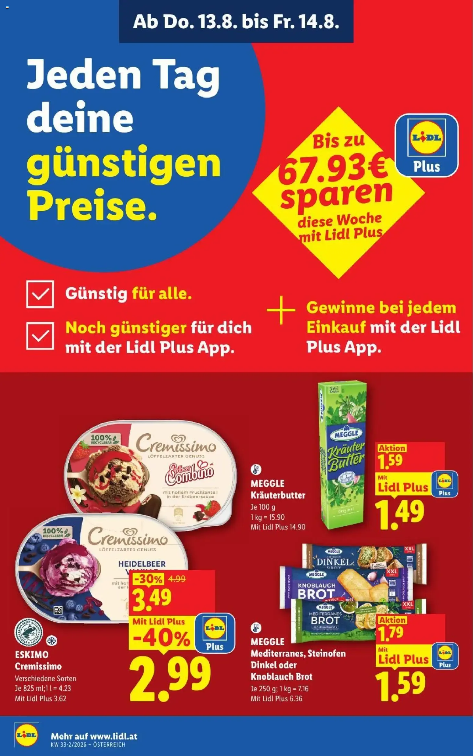 Lidl - Flugblatt ab 13.08.2026 - Angebote ab donnerstag von 13. August bis 14. August 2026 - Flugblätt seite  2