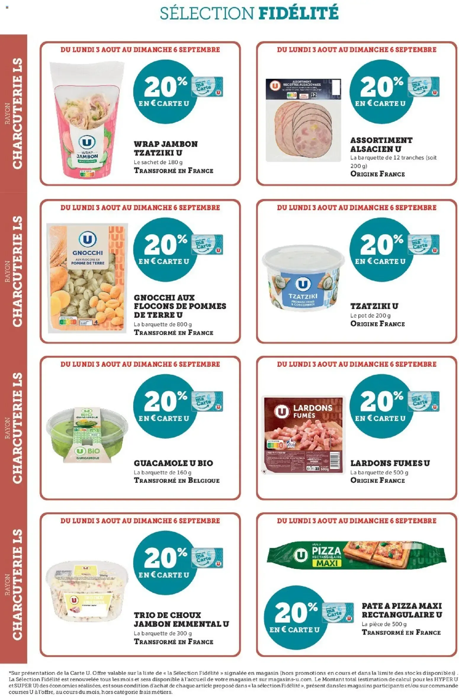 Super U - Ma sélection Carte U Aout à partir du 03/08/2026 - promo en ligne du 3 août au 6 septembre 2026 - Catalogue page 2