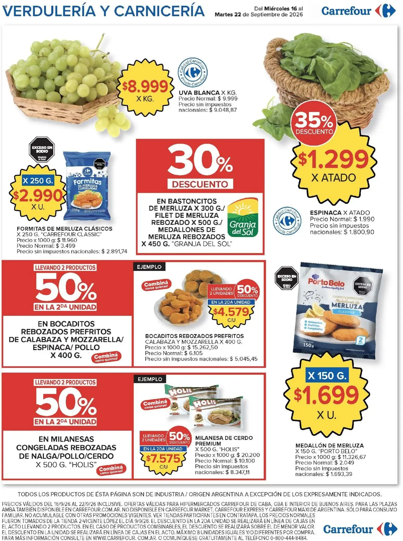 Ofertas de Carrefour - Carrefour Hiper Ofertas || del 16/09/2026 - 22/09/2026 || Promociones 16 de septiembre al 22 de septiembre 2026 - Página 4 del catálogo