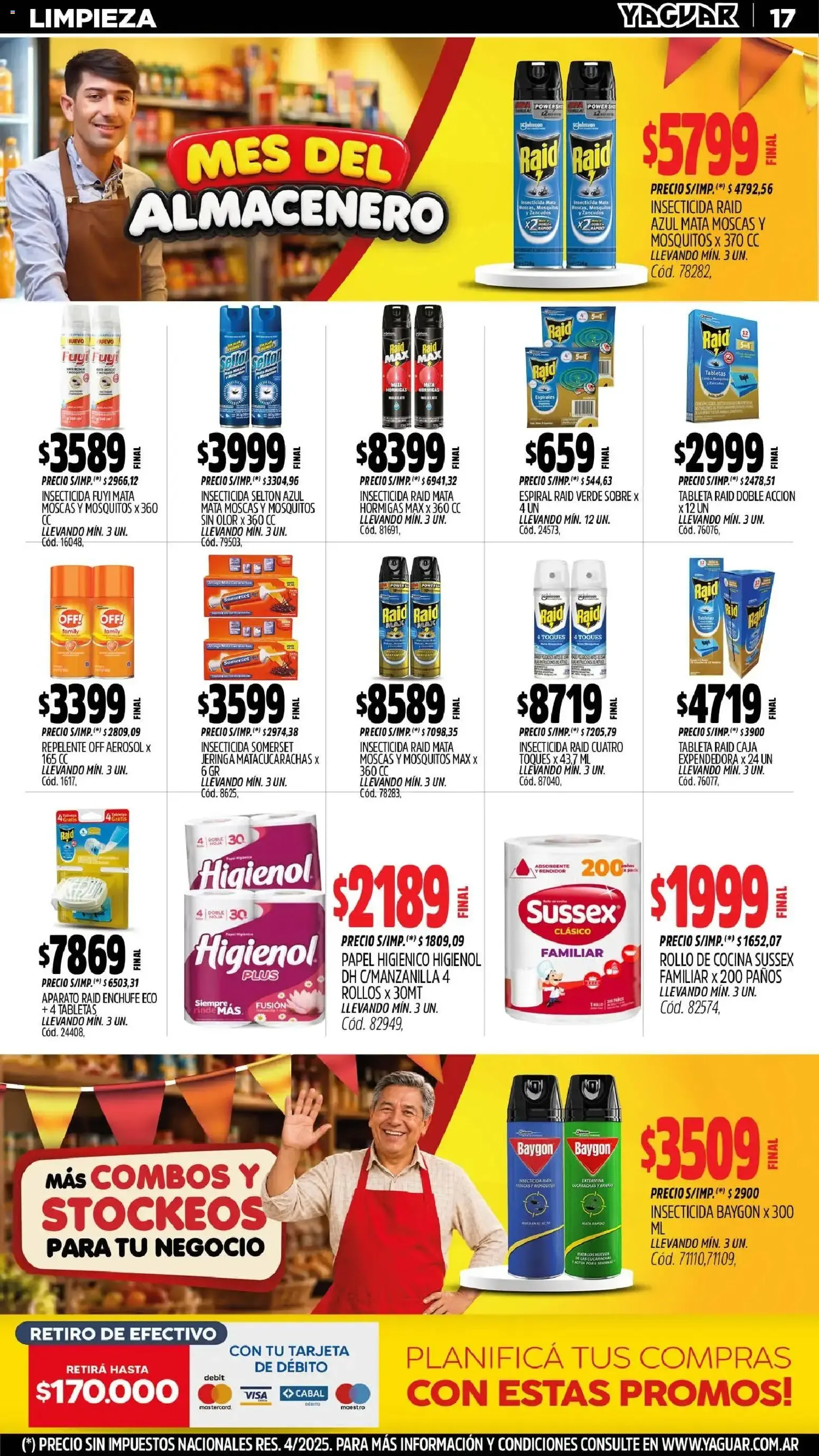 Ofertas de Mayorista Yaguar - Mes del Almacenero 31 de agosto al 6 de septiembre 2026 - Página 17 del catálogo