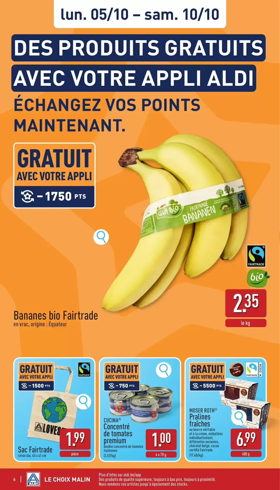 ALDI Dépliant du lun. 05/10 au sam. 10/10 inclus van 5 oktober tot 10 oktober 2026 - folder pagina 6