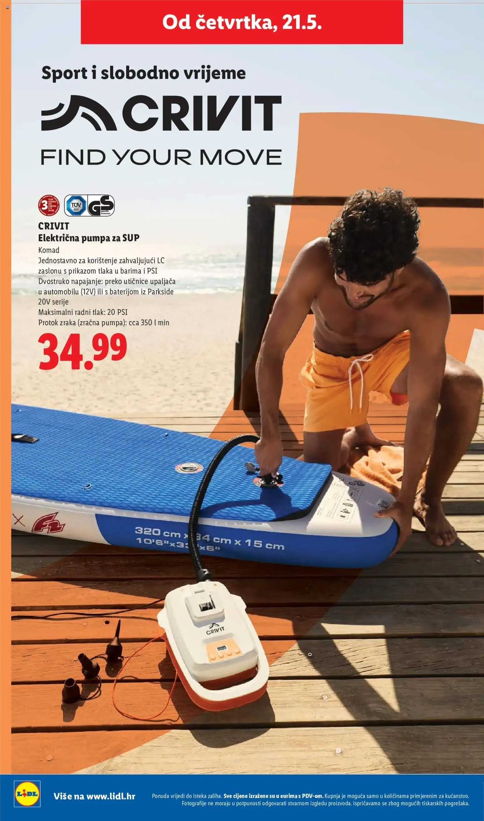 Katalog Lidl CRIVIT Find your move novi od 18.05.2026 na listanje > letak digitalni od 18. svibnja do 31. kolovoza 2026. - Pregled Stranica 18