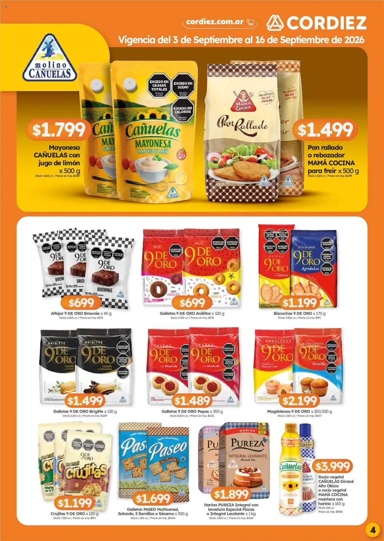 Ofertas de Cordiez - Marcas destacadas || del 03/09/2026 - 16/09/2026 || Catálogo 3 de septiembre al 16 de septiembre 2026 - Página 4 del catálogo