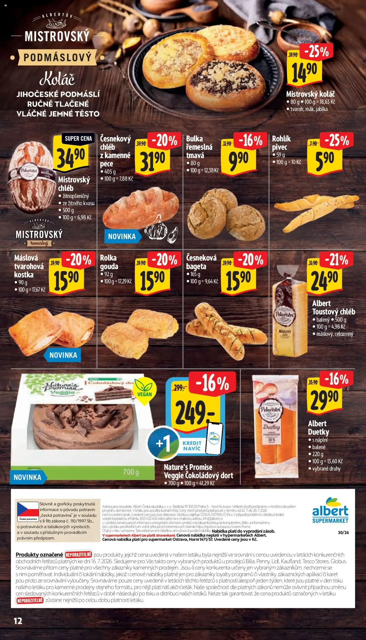 Albert leták - Supermarket - Ostrava od 22.07.2026 - Akční leták - 22. července 28. července 2026 - Page 26