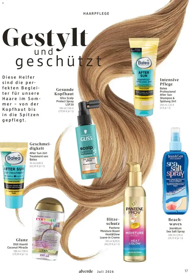 dm Magazin alverde - Mit Mission bei Miss Germany von 1. Juli bis 31. Juli 2026 - Prospekt seite 17
