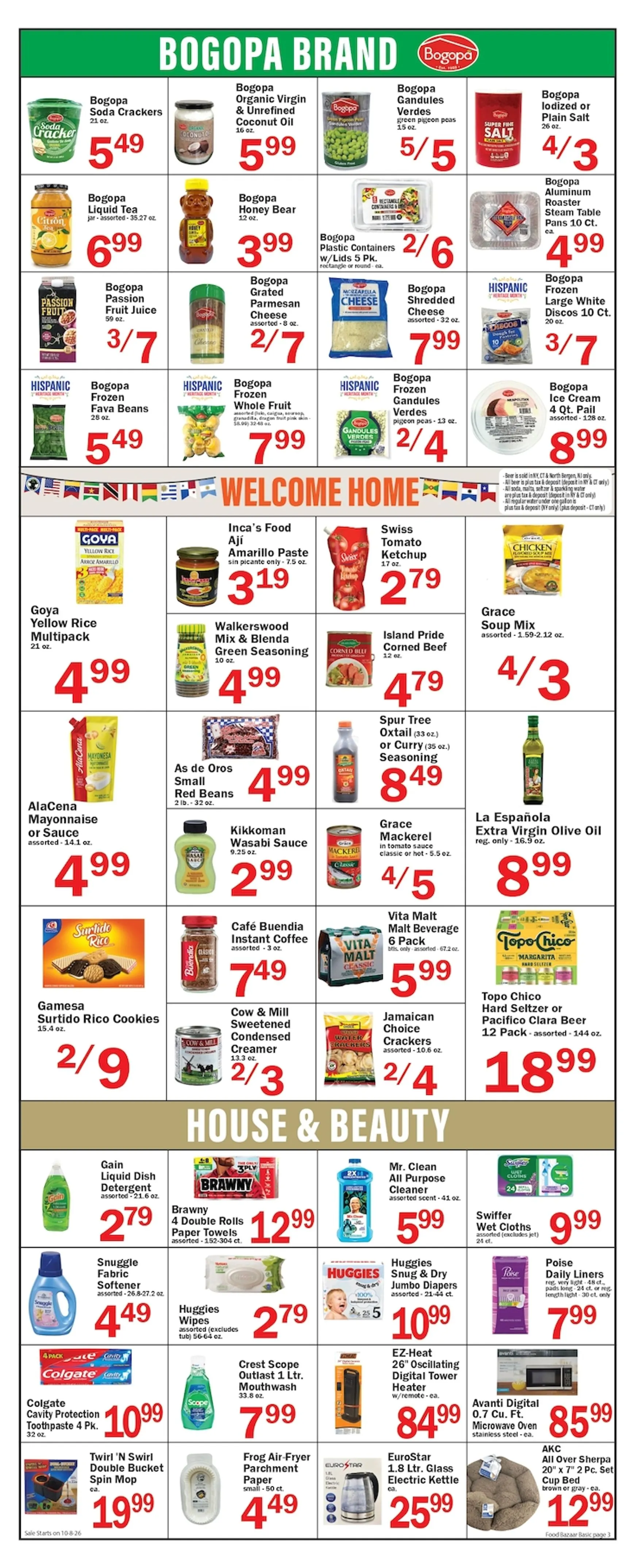 Weekly ad Food Bazaar Supermarket Special Sales Event from October 8 to October 14 2026 - Page 3