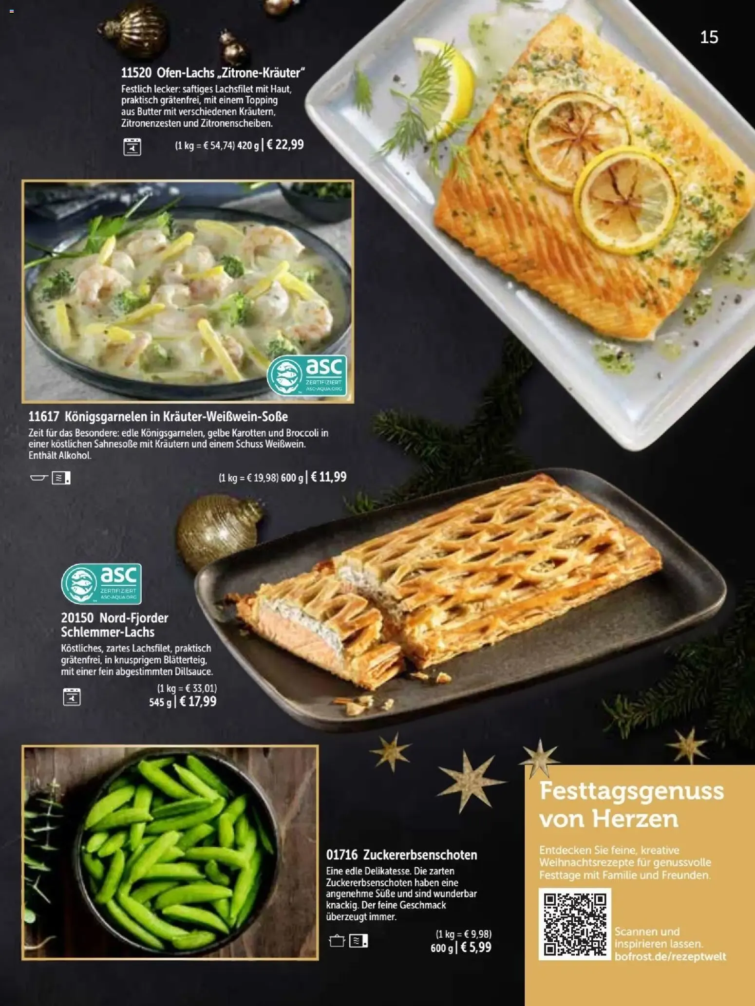 Bofrost Weihnachten von 26. Oktober bis 23. Dezember 2026 - Prospekt seite 14