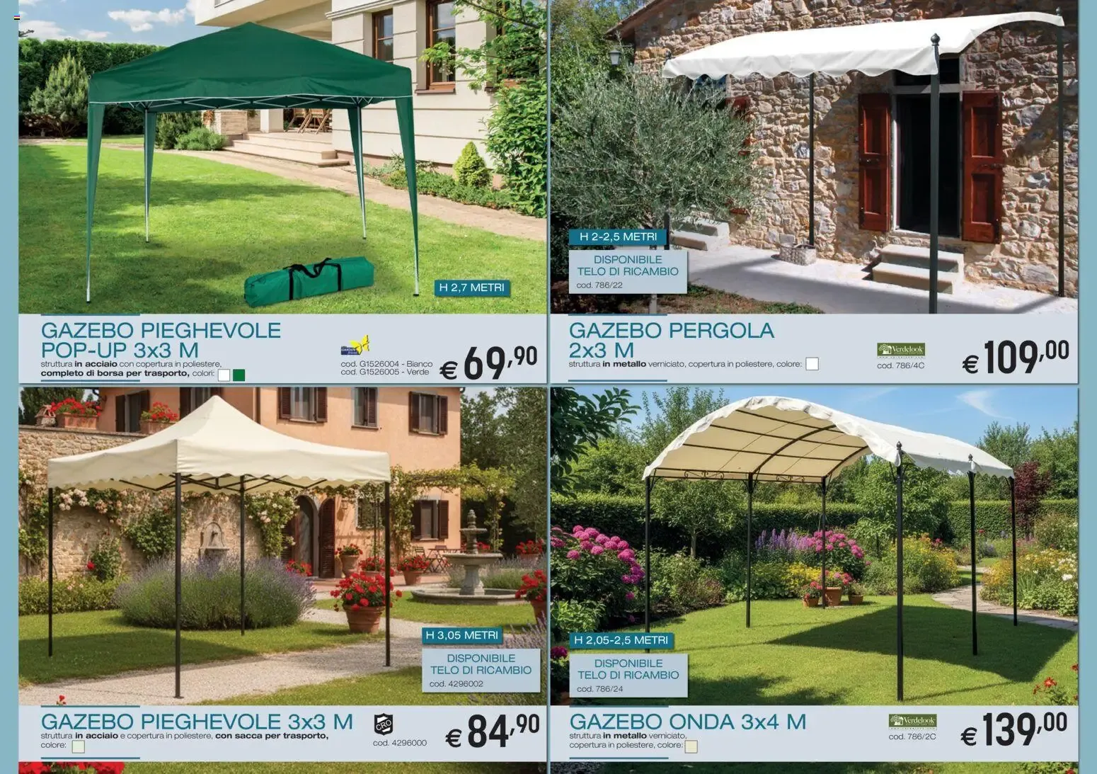Nuovo Brico OK volantino Ombrelloni, Gazebo, Tende da Sole dal 05/03/2026 > offerte anteprima 🛍️ da 5 marzo a 31 agosto di 2026 - Pagina del volantino 7