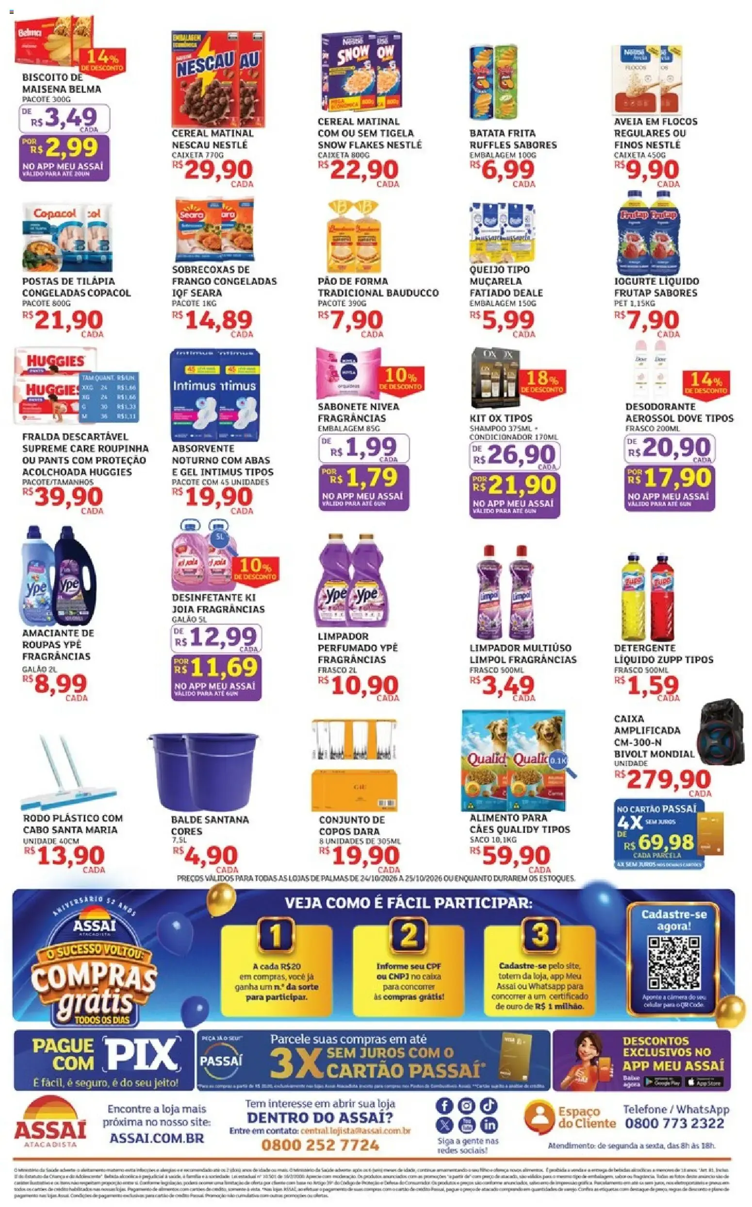Encarte de Assaí Atacadista ofertas - TO de 24/10/2026 | Promoções Online 24 de outubro até 25 de outubro 2026 - Pagina 2