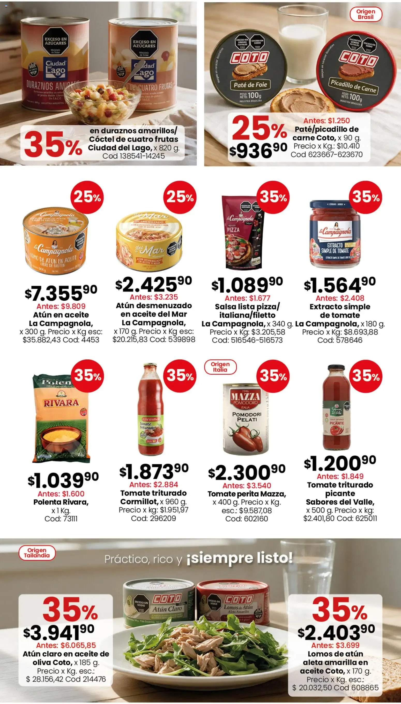 Ofertas de Ofertas Semanales: Almacén y bebidas 28 de septiembre al 4 de octubre 2026 - Página 5 del catálogo
