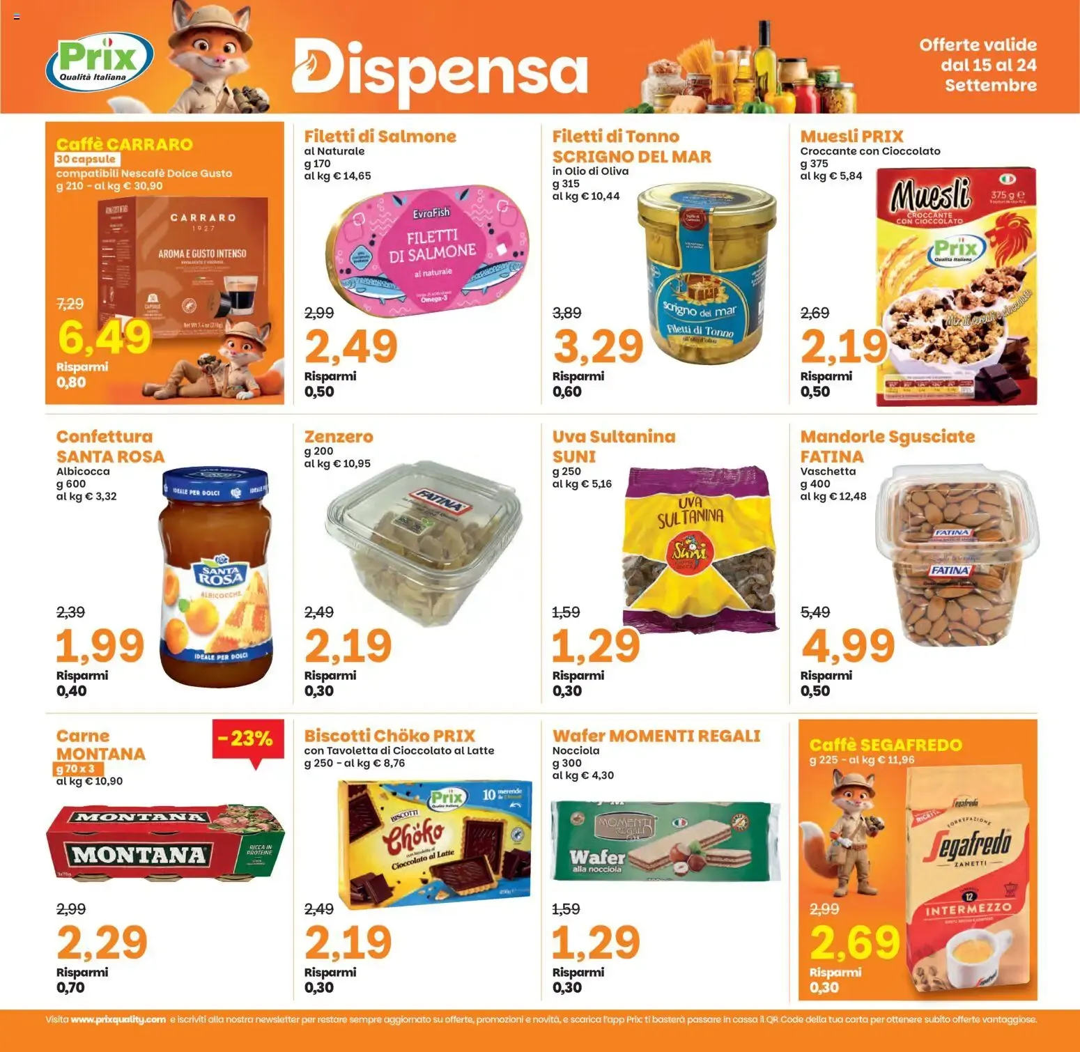 Nuovo Prix volantino dal 15/09/2026 > offerte anteprima 🛍️ da 15 settembre a 24 settembre di 2026 - Pagina del volantino 16