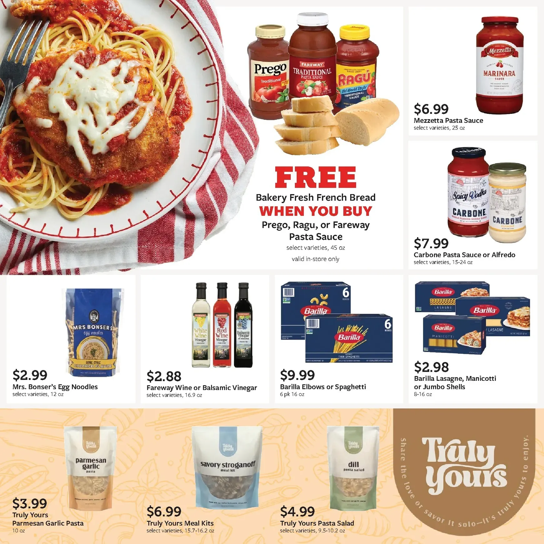 Weekly promotion Current Fareway - Score Big on Flavor leaflet valid from Monday 08/31/2026 to Saturday 09/26/2026 spanning from August 31 to September 26 2026 - Page 14 for Catalogue 365