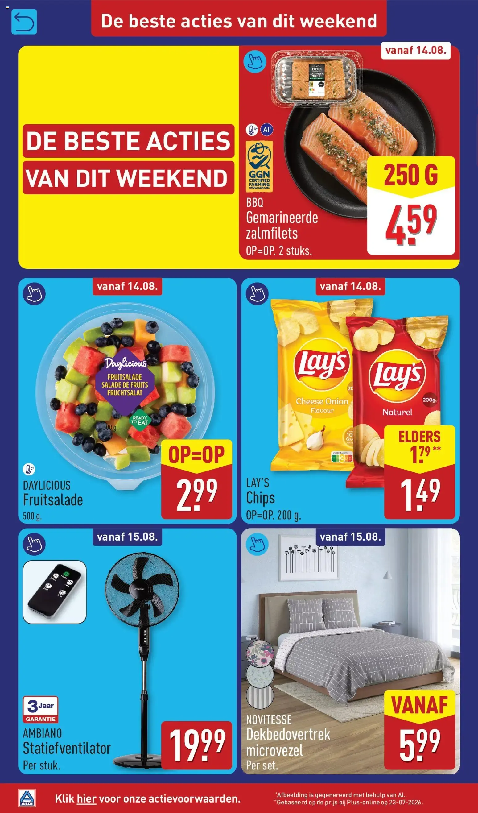 Zomerse Weekendacties van 14 augustus tot 16 augustus 2026 - Folder pagina 2