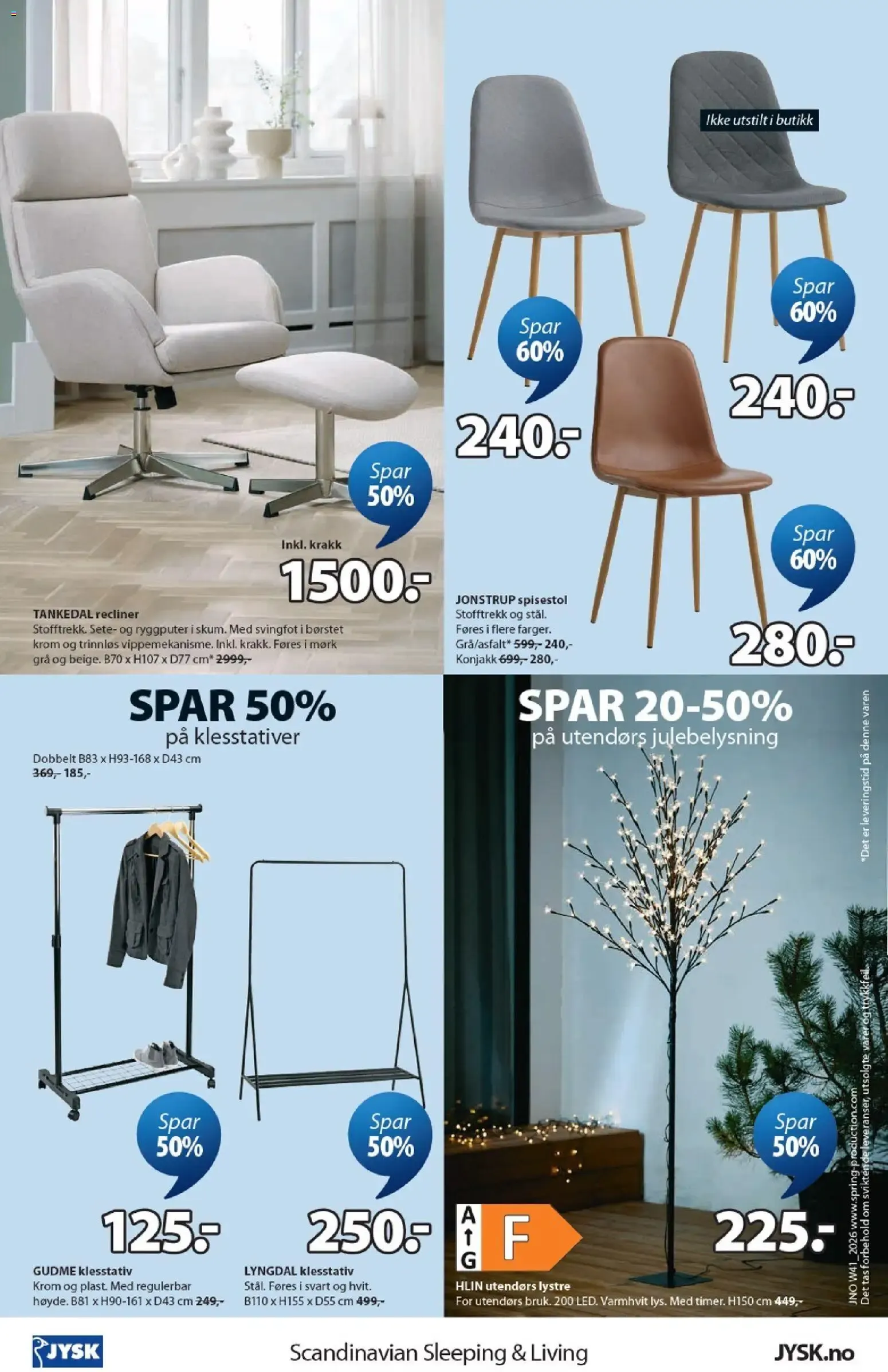 JYSK: Små priser og store besparelser fra 5. oktober til 17. oktober 2026 - kundeavisside 24
