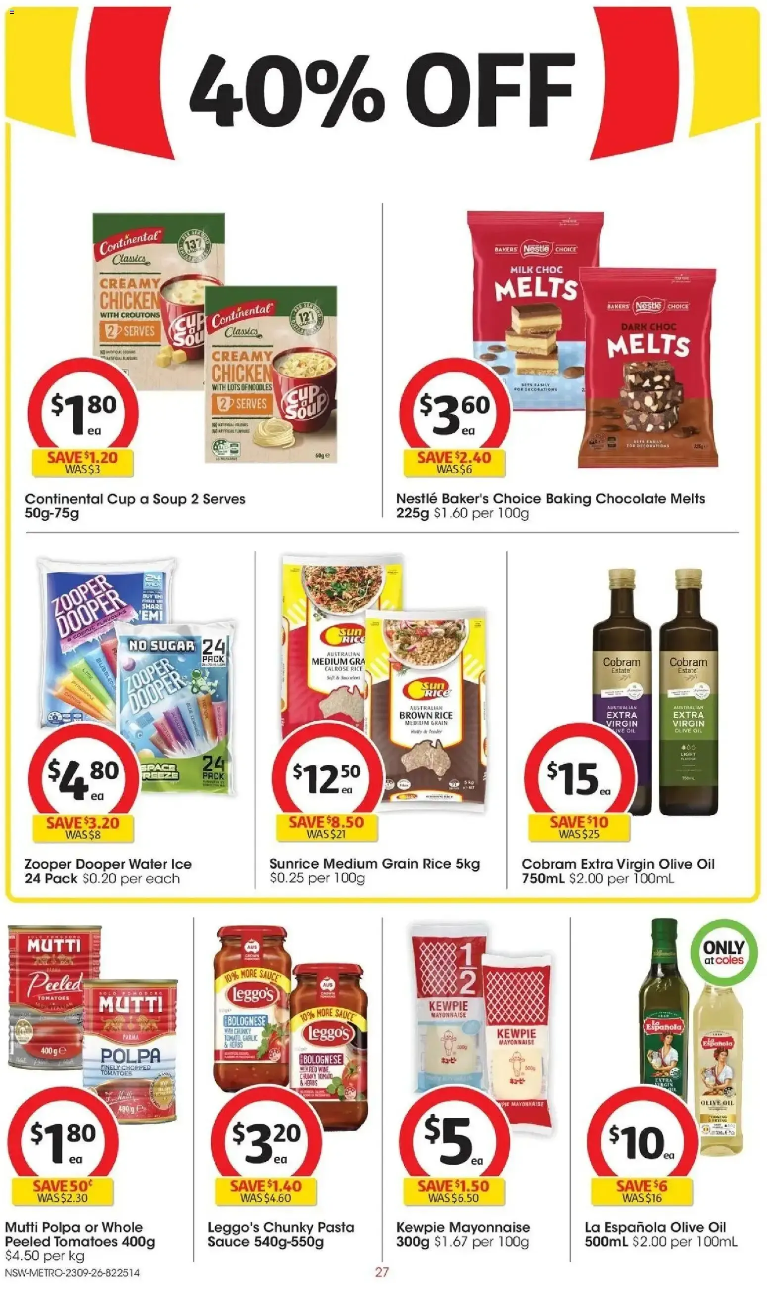 Coles | Footy Fever - Catalogue valid from 23 September to 29 September 2026 - page 27