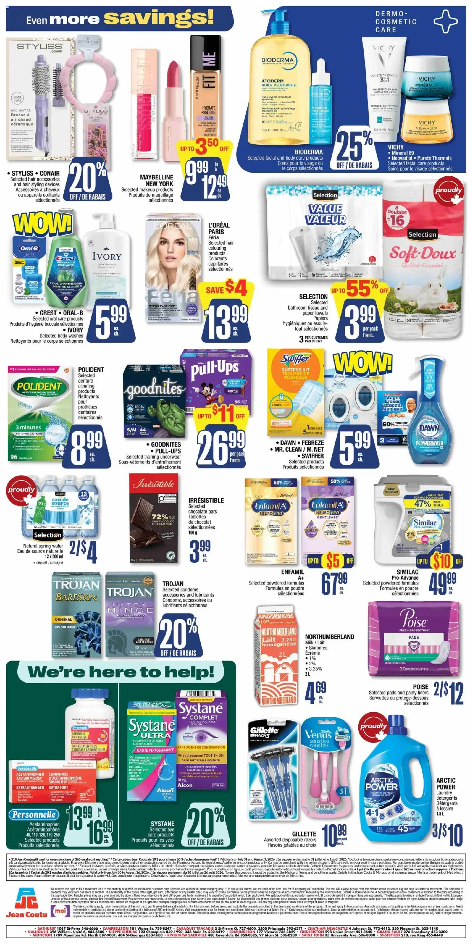 Jean Coutu weekly flyer from Jul 30, 2026 > weekly specials & deals from July 30 to August 5 2026 - flyer page 2