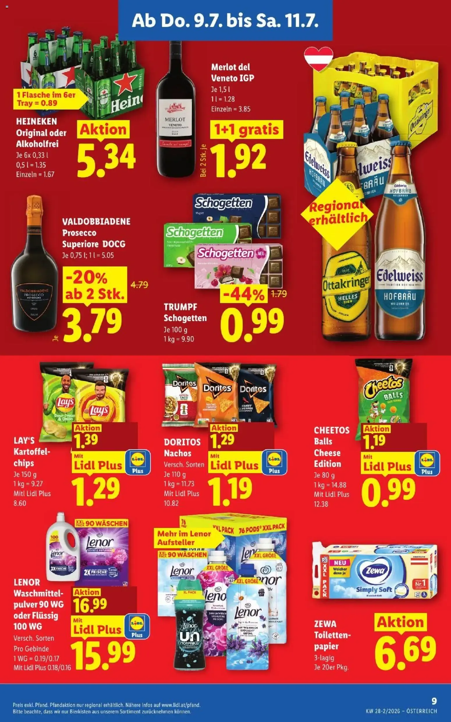 Lidl - Flugblatt ab 09.07.2026 - Angebote ab donnerstag von 9. Juli bis 11. Juli 2026 - Flugblätt seite 11