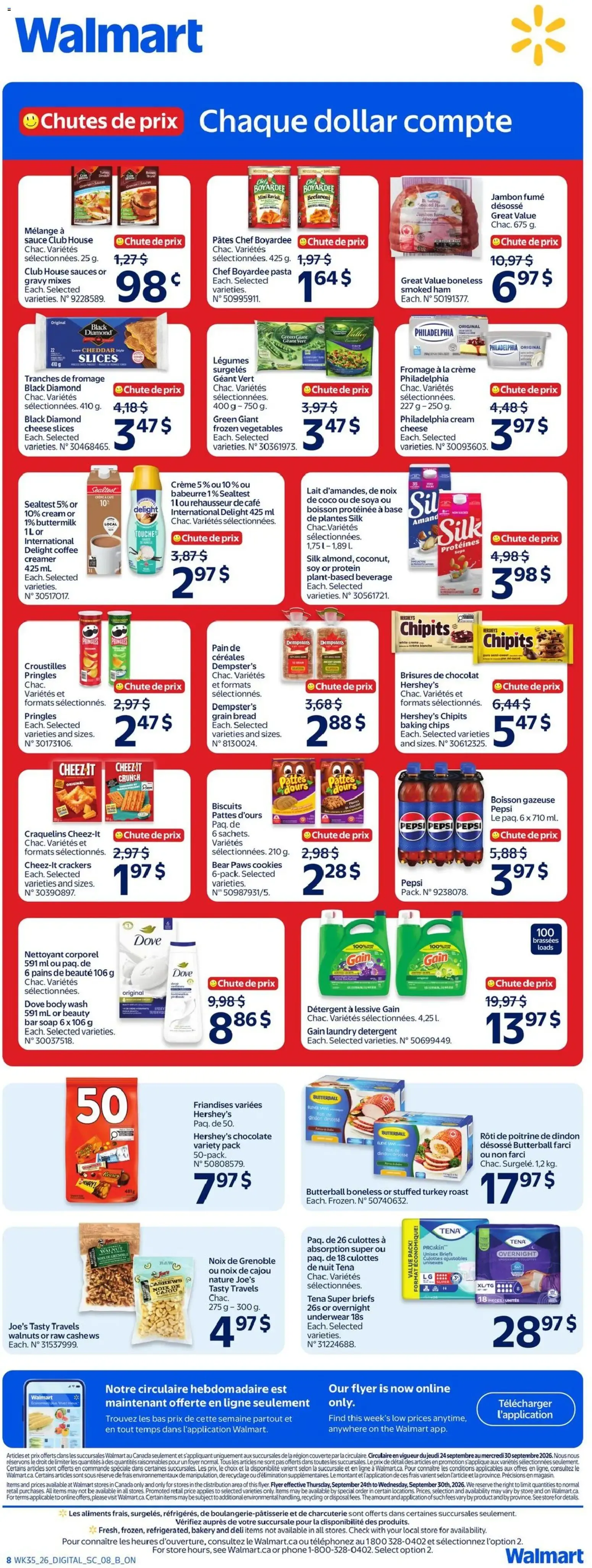 Walmart circulaire from Sep 24, 2026 > weekly specials & deals from September 24 to September 30 2026 - flyer page 2