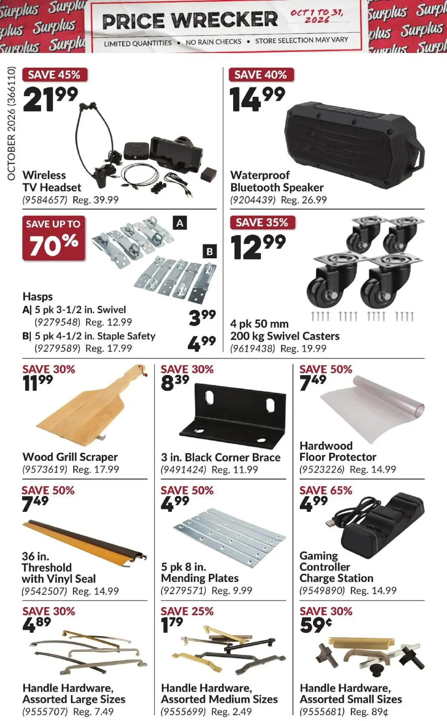 Princess Auto flyer - Price Wrecker from Oct 1, 2026 > weekly specials & deals from October 1 to October 31 2026 - flyer page 17