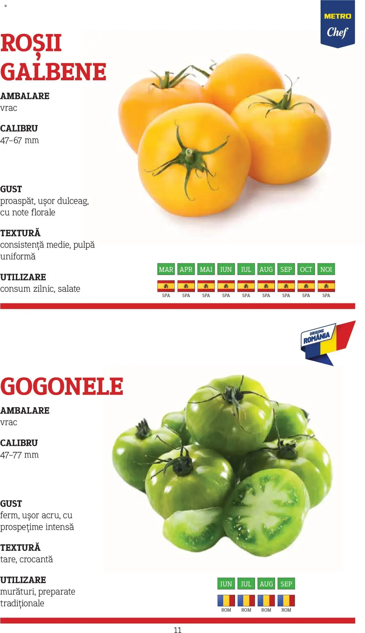 Catalog Varietăți de Roșii - Sortimentul complet pentru bucătăriile profesionale de la 10 noiembrie până la 31 decembrie 2026 - Revista Pagina 11