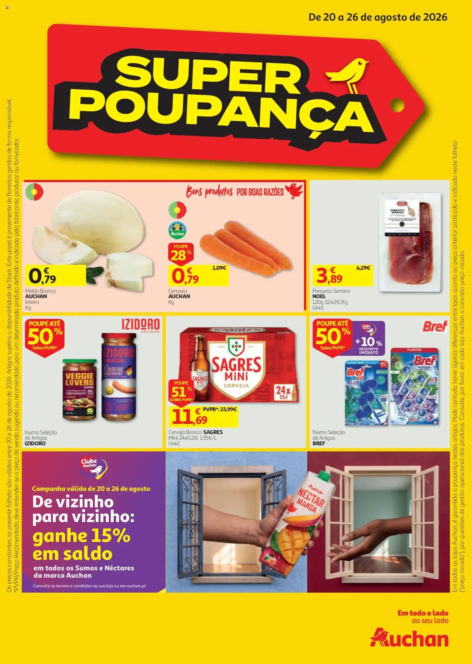 Folheto SUPER POUPANÇA de 20 de agosto até 26 de agosto 2026 - Pagina 1