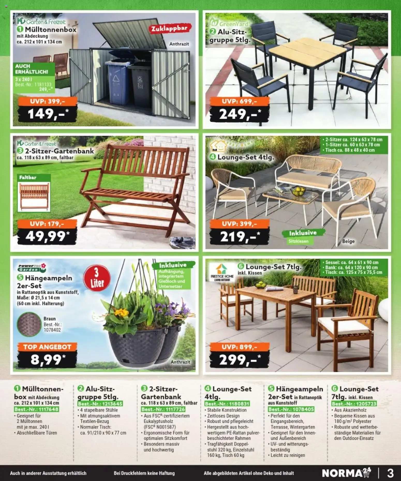 Norma Bestellmagazin September 2026 (ab 01.09.2026) zum blättern » Angebote von 1. September bis 30. September 2026 - Prospekt seite 3