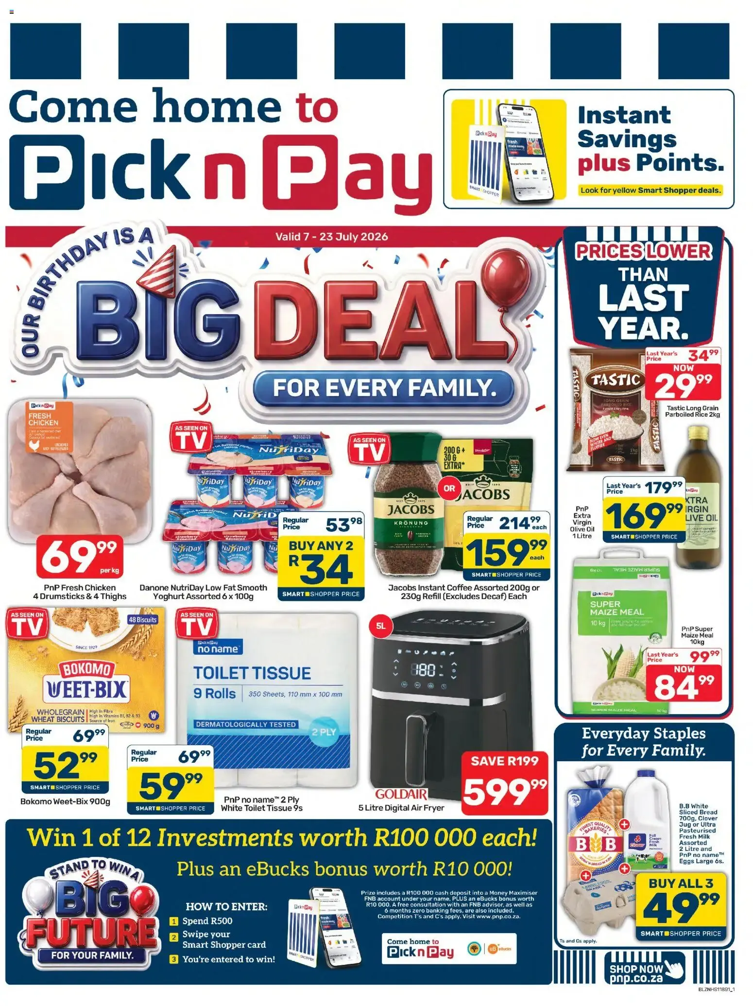 Pick n Pay KwaZulu-Natal - Birthday Specials (07/07/2026 - 23/07/2026) Online