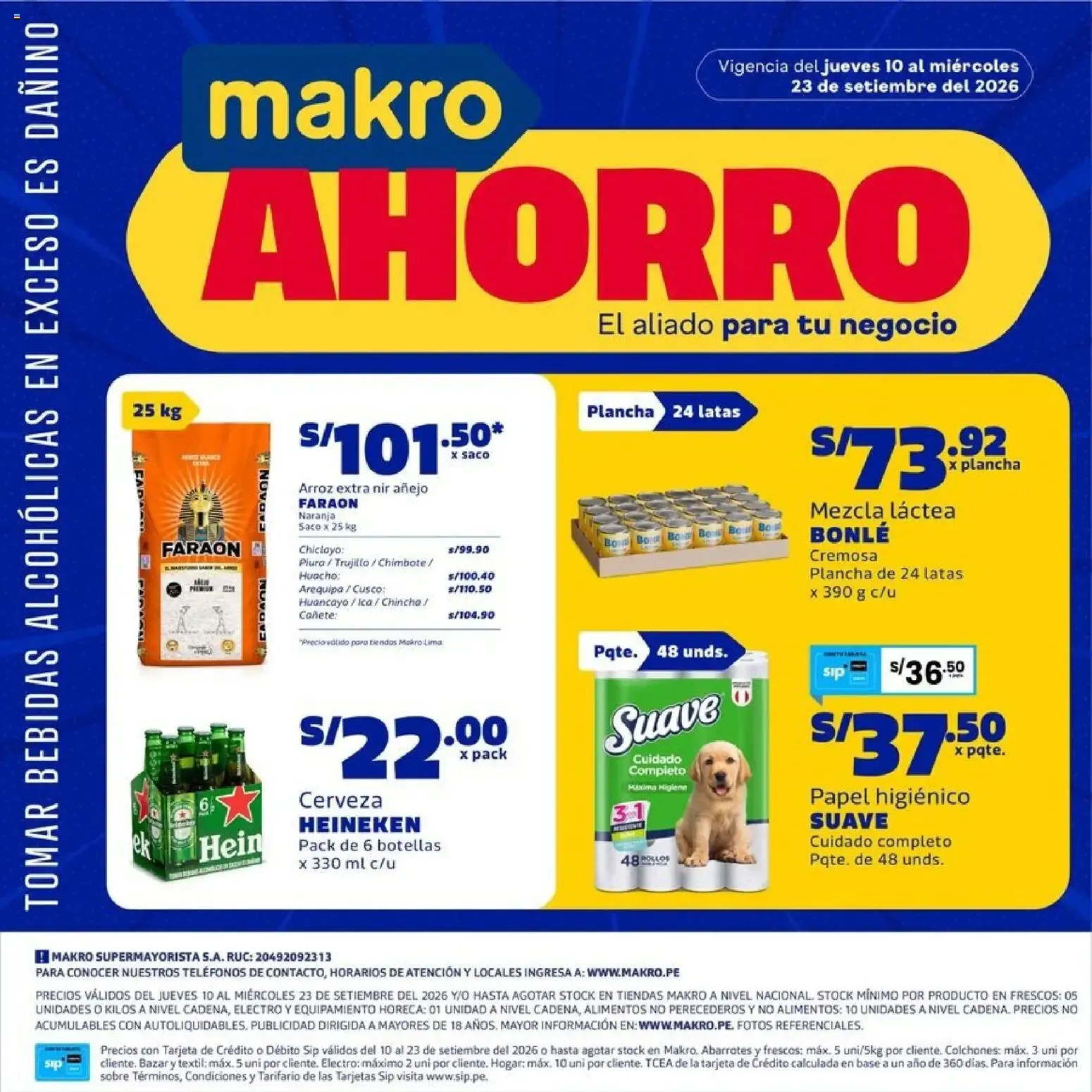 Catalogo de Makro Ahorro 10 de setiembre al 23 de setiembre 2026 - Pag 1