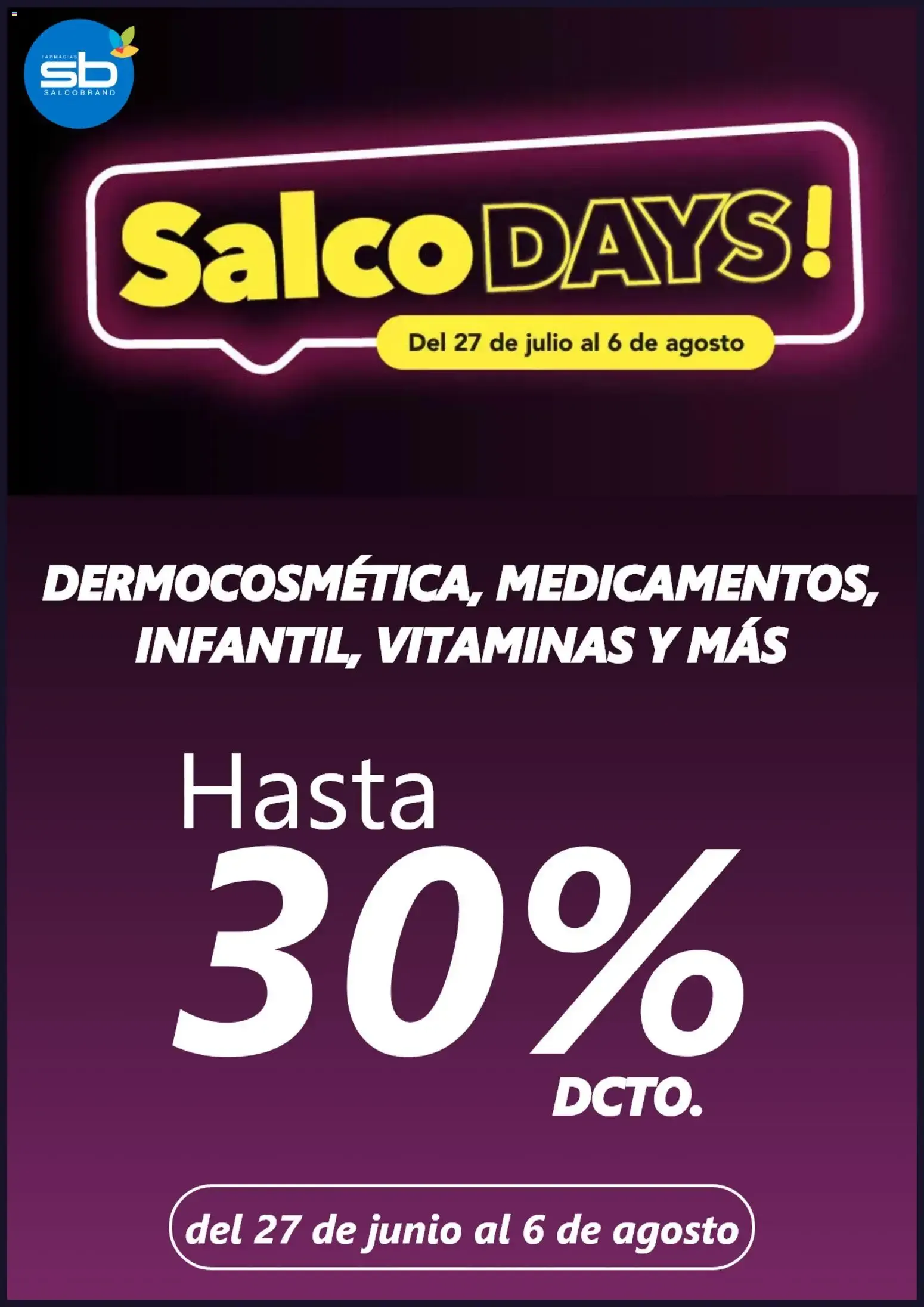Catálogo de SalcoDAYS! 26 de julio al 6 de agosto 2026 - Página 1