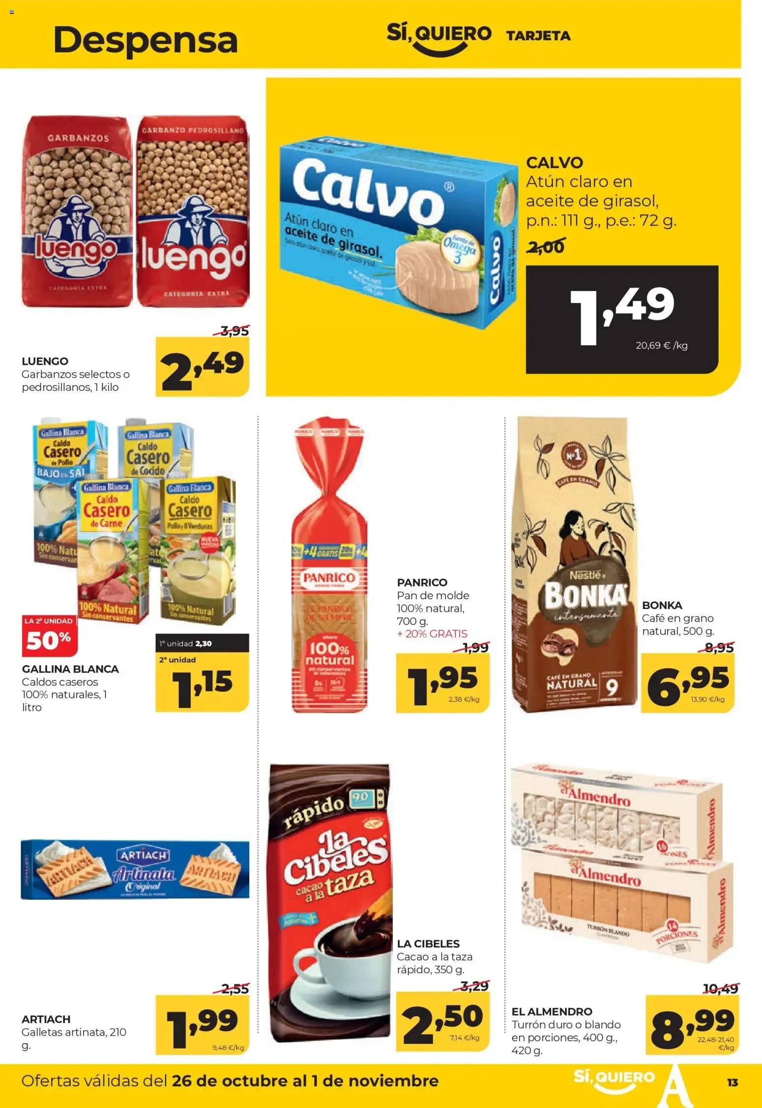 Catálogo de Alimerka folleto >> 26/10 - 01/11/2026 (catálogo) 26 de octubre al 1 de noviembre 2026 - Página 12