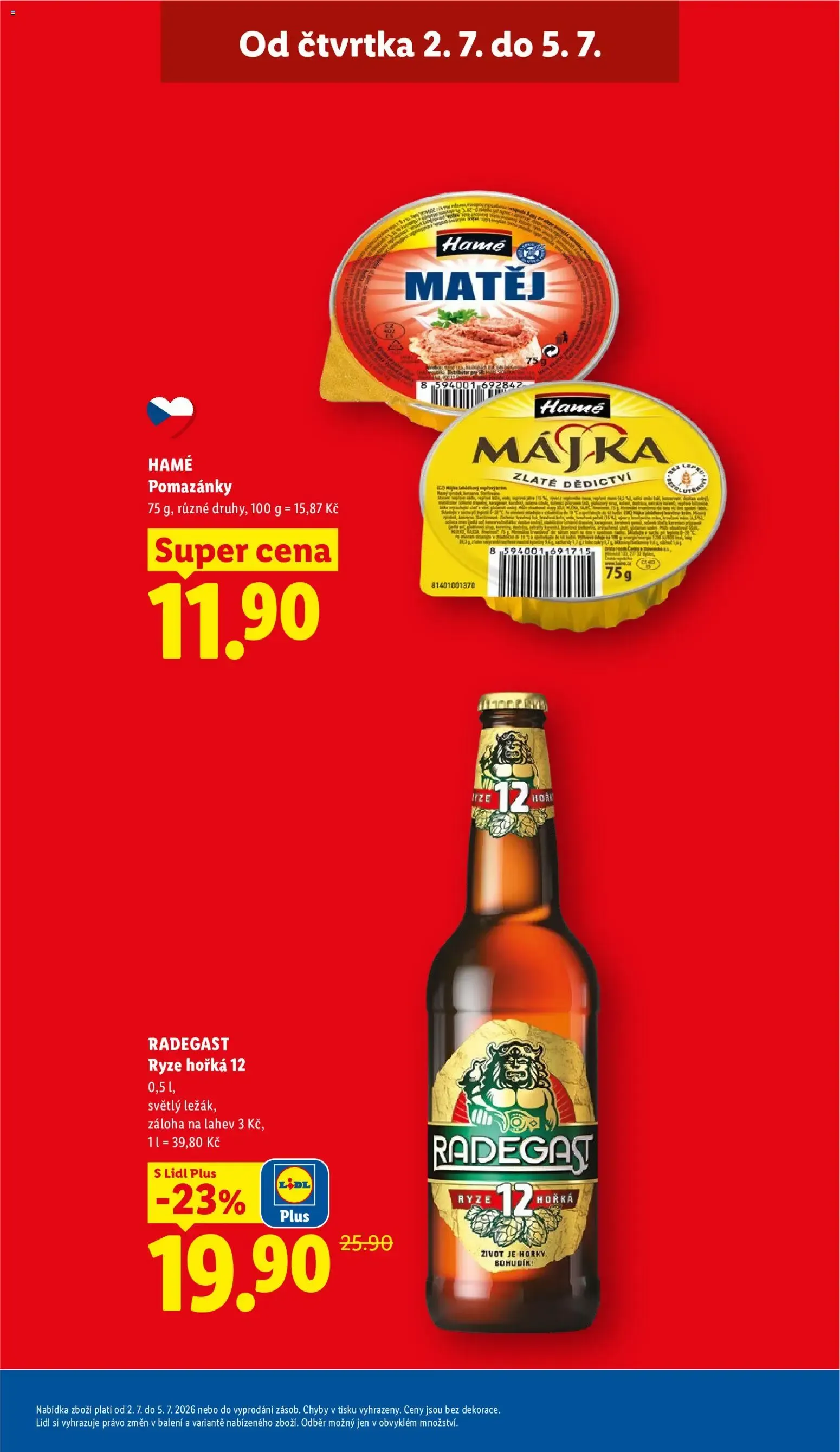 Lidl leták od 02.07.2026 - Nový akční leták - 2. července 5. července 2026 - Page 7