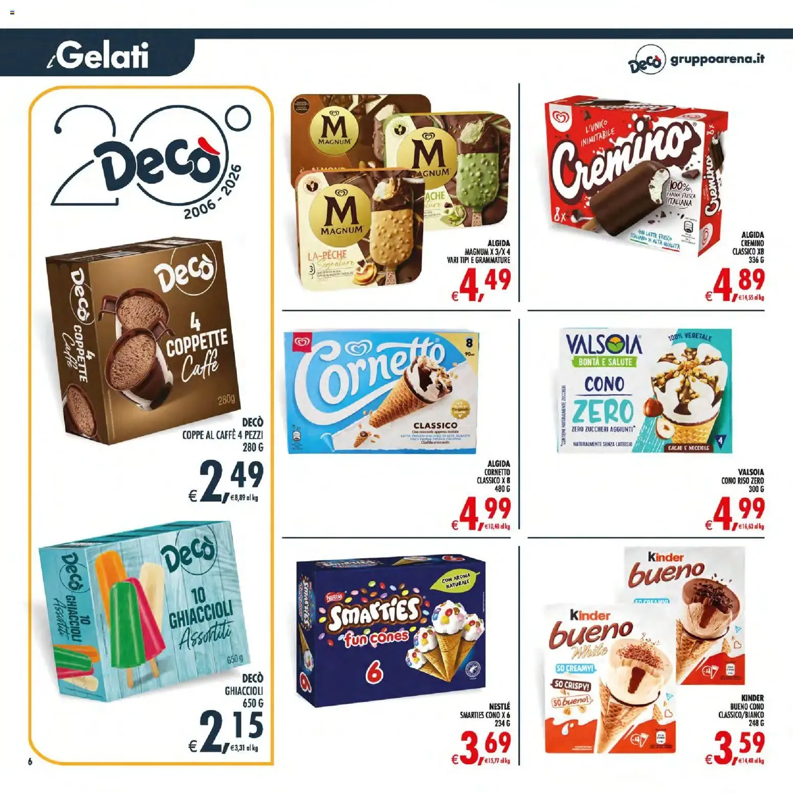 Nuovo Decò volantino Maxistore, Supermercati Lipari dal 30/06/2026 > offerte anteprima 🛍️ da 30 giugno a 9 luglio di 2026 - Pagina del volantino 6