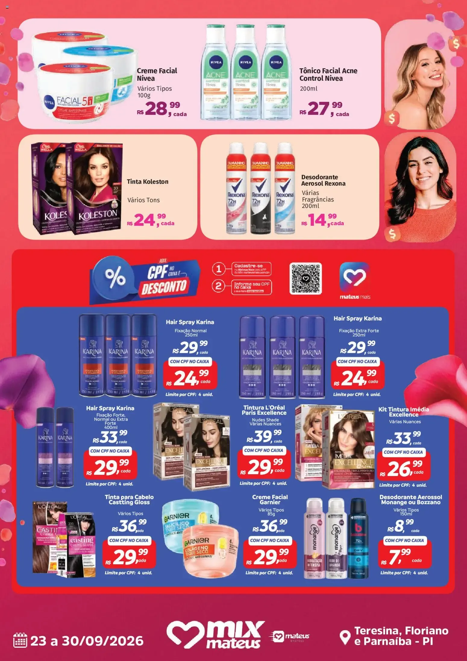 Encarte de Mateus ofertas Mais Beleza de 23/09/2026 | Promoções Online 23 de setembro até 30 de setembro 2026 - Pagina 3