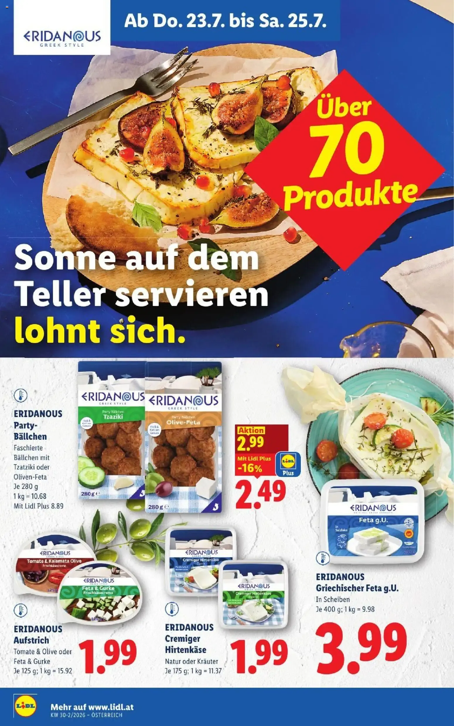 Lidl - Flugblatt ab 23.07.2026 - Angebote ab donnerstag von 23. Juli bis 25. Juli 2026 - Flugblätt seite 14