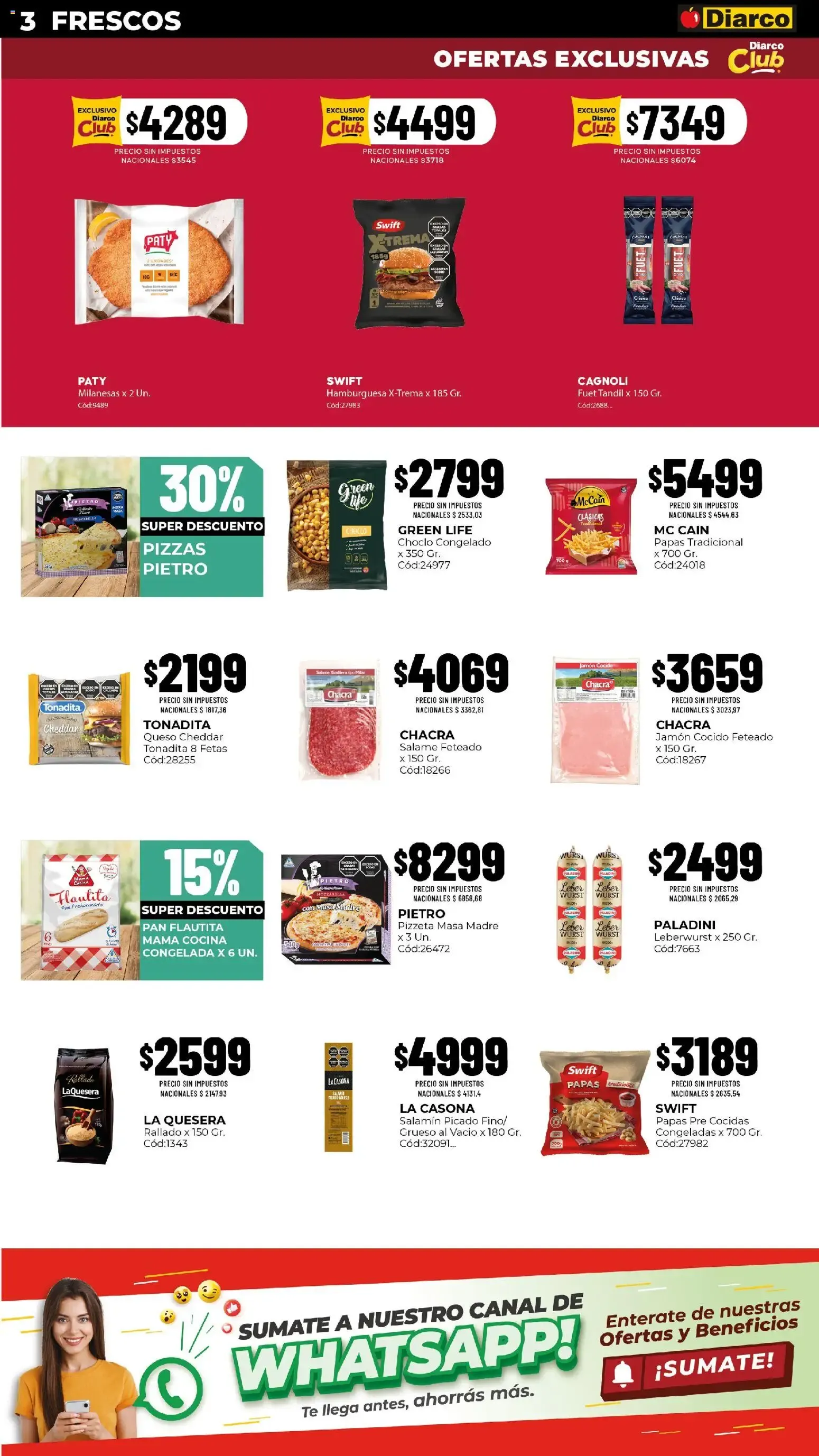 Ofertas de Diarco - ¡Todos pueden comprar por unidad o cantidad! 14 de septiembre al 18 de septiembre 2026 - Página 3 del catálogo